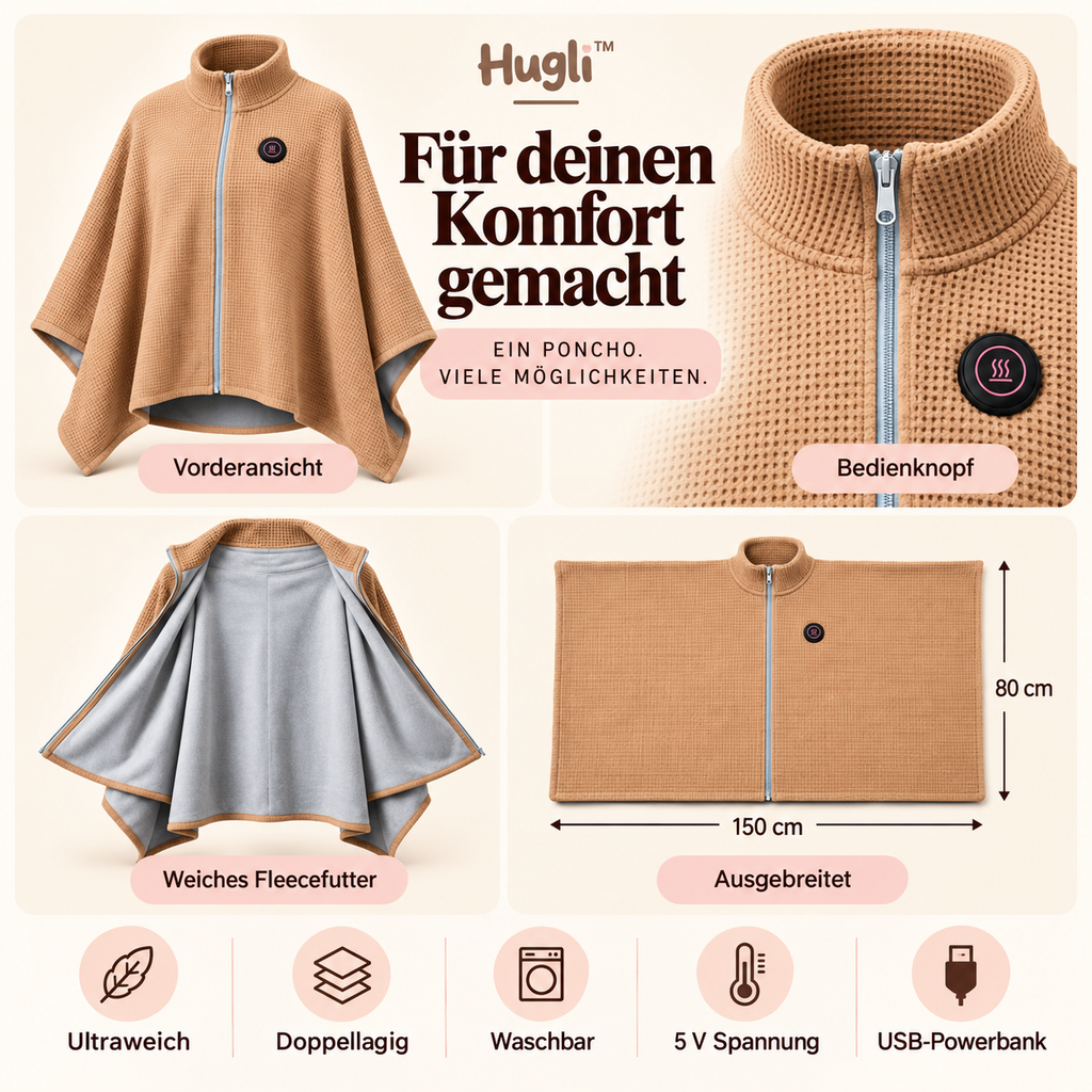 Hugli™ Wärmeponcho